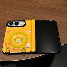 Load image into Gallery viewer, Butter Bear iPhone Duo Case with Charm