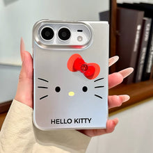 Load image into Gallery viewer, Silver Plate Hello Kitty iPhone Duo Case