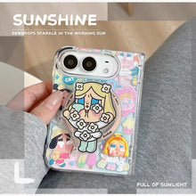 Load image into Gallery viewer, Flower Crybaby Magnetic iPhone Duo Case