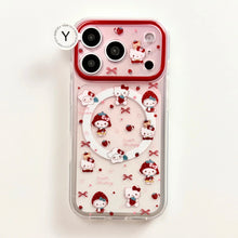 Load image into Gallery viewer, Strawberry Hello Kitty Magsafe iPhone Case