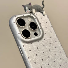 Load image into Gallery viewer, 3D Cute Kitten iPhone Case