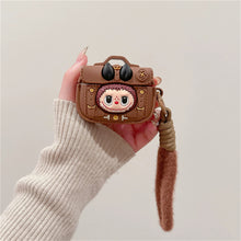 Load image into Gallery viewer, Labubu Suitcase AirPods Case