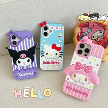 Load image into Gallery viewer, Sanrio Family Soft Silicon iPhone Case