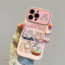 Load image into Gallery viewer, Pink Labubu iPhone Case