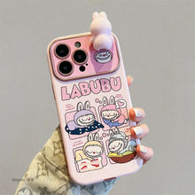 Load image into Gallery viewer, Pink Labubu iPhone Case