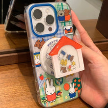 Load image into Gallery viewer, Miffy in the House Magsafe iPhone Case with Grip