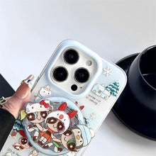 Load image into Gallery viewer, PowerPuff Girls Skiing MagSafe iPhone Case