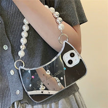 Load image into Gallery viewer, Pearl Beads Clutch iPhone Case