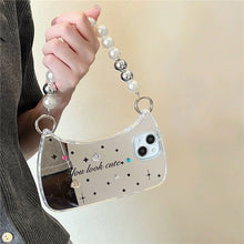 Load image into Gallery viewer, Pearl Beads Clutch iPhone Case
