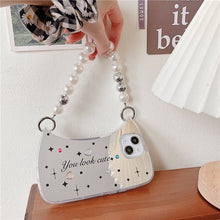 Load image into Gallery viewer, Pearl Beads Clutch iPhone Case