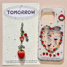 Load image into Gallery viewer, Strawberry Miffy iPhone Case with Charm