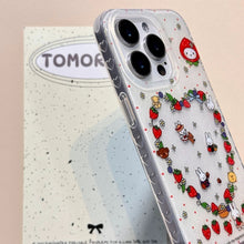 Load image into Gallery viewer, Strawberry Miffy iPhone Case with Charm