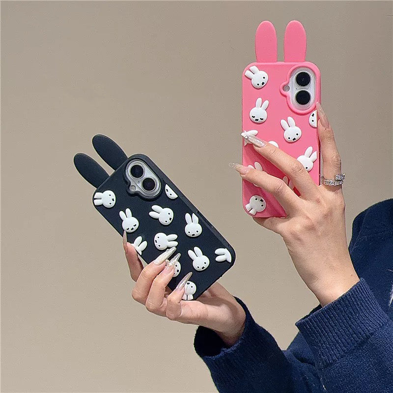3D Miffy Ears Soft Silicon iPhone Case – Shinity showCase 3D Miffy Ears Soft Silicon iPhone Case – Shinity showCase