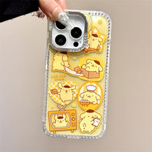 Load image into Gallery viewer, Bling Bling Sanrio Fam iPhone Case