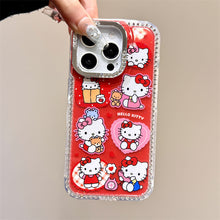 Load image into Gallery viewer, Bling Bling Sanrio Fam iPhone Case