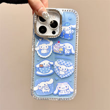 Load image into Gallery viewer, Bling Bling Sanrio Fam iPhone Case