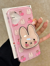 Load image into Gallery viewer, Cherry Miffy iPhone Case with Adhesive Grip