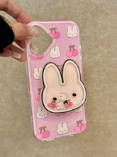 Load image into Gallery viewer, Cherry Miffy iPhone Case with Adhesive Grip