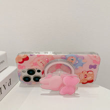 Load image into Gallery viewer, Pink Labubu Magsafe iPhone Case with Grip