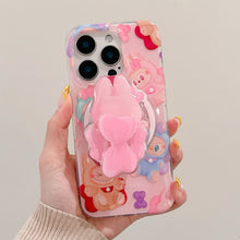 Load image into Gallery viewer, Pink Labubu Magsafe iPhone Case with Grip