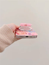 Load image into Gallery viewer, Pink Labubu Magsafe iPhone Case with Grip