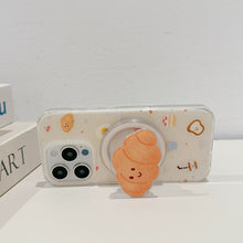 Load image into Gallery viewer, Jelly Cat Croissant Magsafe iPhone Case with Grip