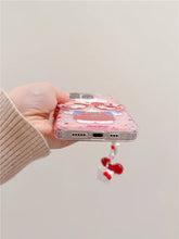 Load image into Gallery viewer, Hello Kitty Wears Glass iPhone Case