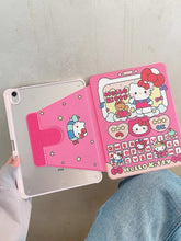 Load image into Gallery viewer, Hello Kitty Keyboard iPad Case