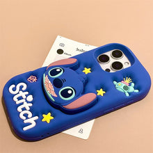 Load image into Gallery viewer, Stitch Silicon iPhone Case with Grip