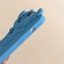 Load image into Gallery viewer, Stitch Happy Face Silicon iPhone Case