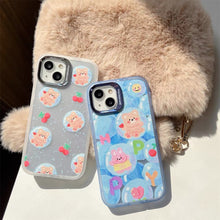 Load image into Gallery viewer, Bubble Bear iPhone Case with Holder