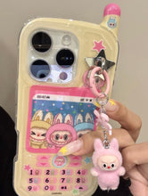 Load image into Gallery viewer, Vintage Labubu iPhone Case with Charm