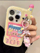 Load image into Gallery viewer, Vintage Labubu iPhone Case with Charm