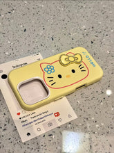 Load image into Gallery viewer, Cute Bow Hello Kitty iPhone Case