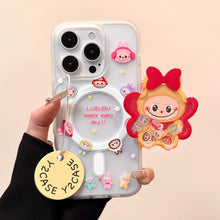 Load image into Gallery viewer, Red Bow Labubu Magsafe iPhone Case