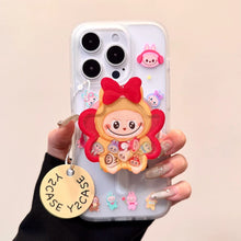 Load image into Gallery viewer, Red Bow Labubu Magsafe iPhone Case