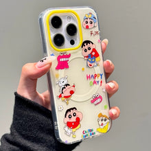 Load image into Gallery viewer, Crayon Shinchan TV Magsafe iPhone Case
