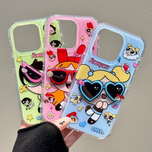 Load image into Gallery viewer, Cute Powerpuff Girl iPhone Case