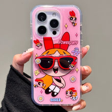 Load image into Gallery viewer, Cute Powerpuff Girl iPhone Case