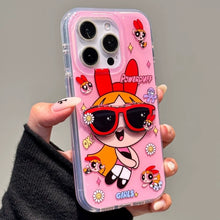 Load image into Gallery viewer, Cute Powerpuff Girl iPhone Case