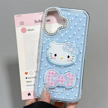 Load image into Gallery viewer, Hello Kitty Bow iPhone Case with Charm
