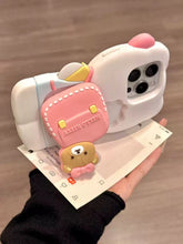Load image into Gallery viewer, Hello Kitty Wears Backpack iPhone Case