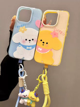 Load image into Gallery viewer, Cute Puppy iPhone Case with Chain