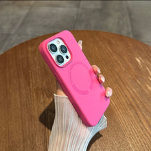 Load image into Gallery viewer, Silicon Magsafe Grip iPhone Case