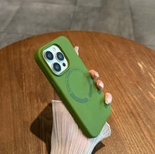 Load image into Gallery viewer, Silicon Magsafe Grip iPhone Case