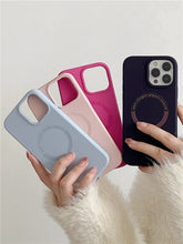 Load image into Gallery viewer, Silicon Magsafe Grip iPhone Case