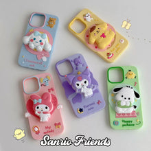 Load image into Gallery viewer, Sanrio Family iPhone Case with Build in Grip