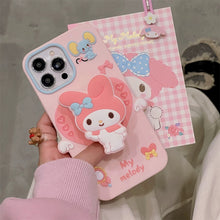 Load image into Gallery viewer, Sanrio Family iPhone Case with Build in Grip