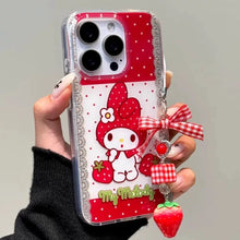 Load image into Gallery viewer, My Melody Strawberry iPhone Case with Chain