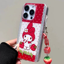 Load image into Gallery viewer, My Melody Strawberry iPhone Case with Chain